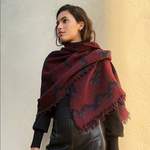 Aritzia Diamond Mosaic Blanket Scarf
